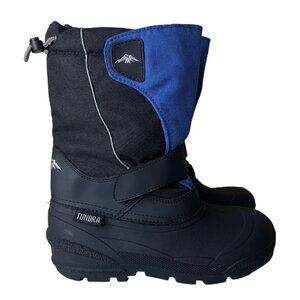 Tundra Kids Quebec Winter Boots Black / Royal Size 5